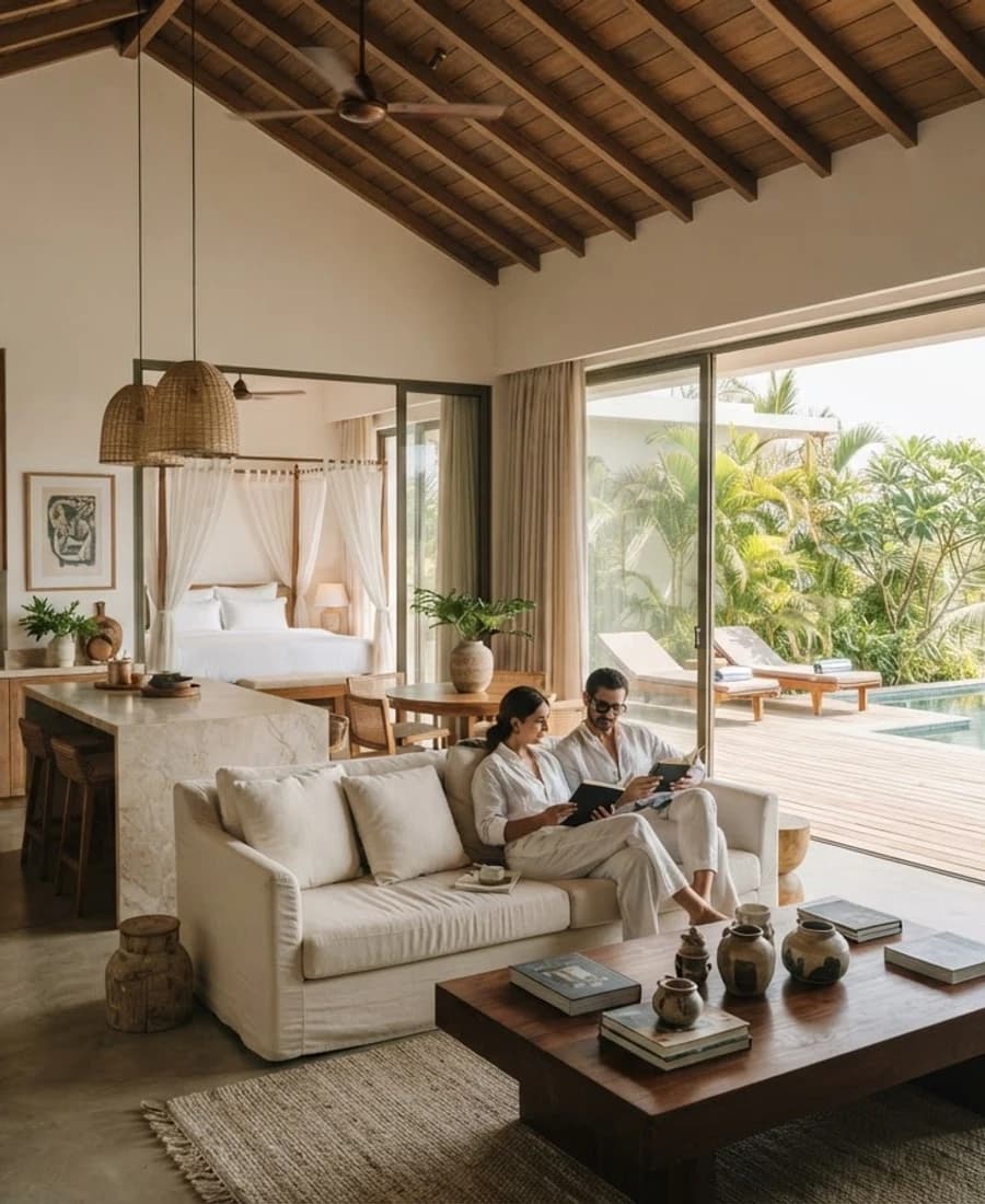 Luxury villa lifestyle in Goa